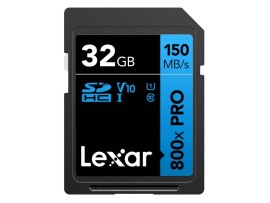 LEXAR SDcard 32GB PRO SDHC UHS-I BLUE Series 32GB Up To R 150MB/s  LSD0800P032G-BNNNG 